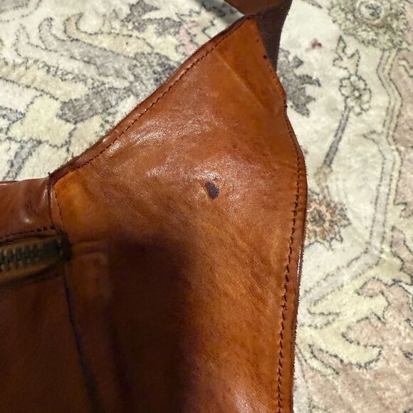 Campomaggi x Free People Brato Leather Belt/Sling Bag in True Cognac - Picture 12 of 12